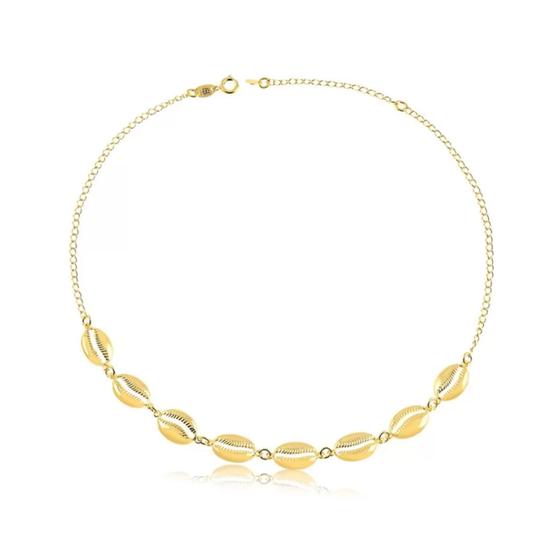 Imagem de Colar Choker Búzios - Banhado em Ouro 18k