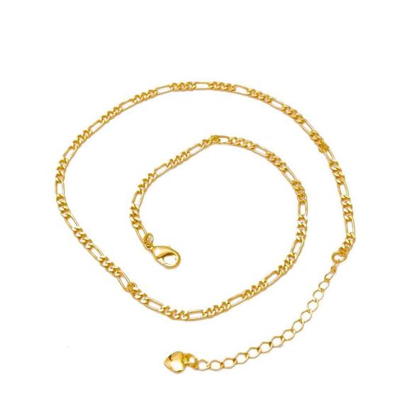 Imagem de Colar Choker Modelo de Elos Masculino Softjoias Folheado em Ouro 18K