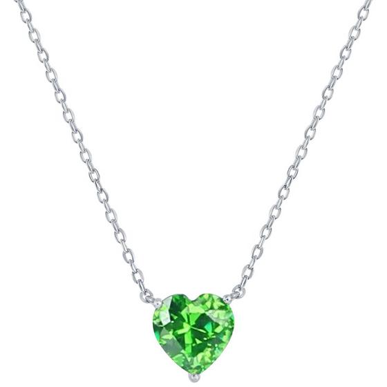 Imagem de Colar Clássico Feminino M-7129 com Peridoto - Pedra de Agosto