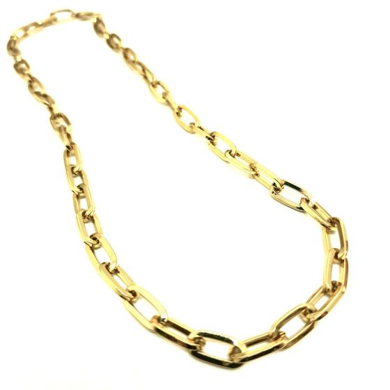 Imagem de Colar Corrente com Elos Folheado a Ouro 18k