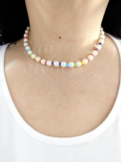 Imagem de Colar De Pérolas/choker De Pérolas Maiores