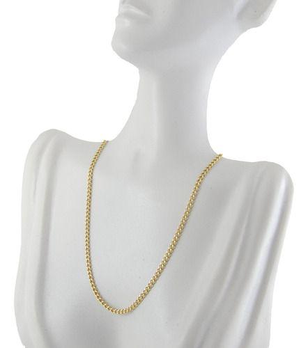 Imagem de Colar Feminino Ouro 18k 750 Grumet 2.2 40 Cm Certificado