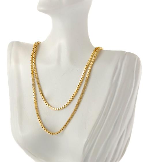 Imagem de Colar Feminino Ouro 18k Corrente Veneziana 1.6 70 Cm Cordão