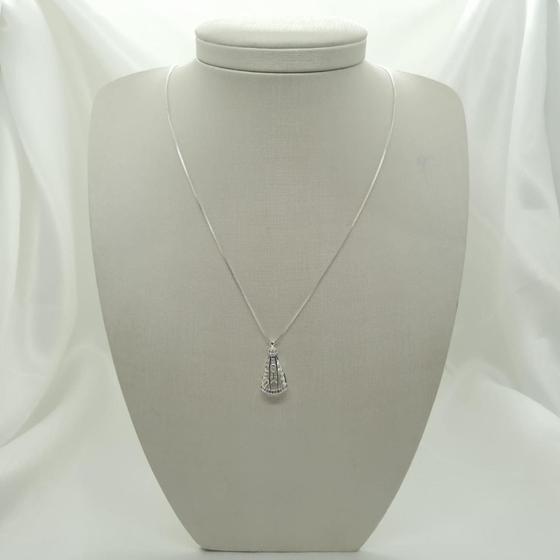 Imagem de Colar Nossa Senhora da Aparecida Banho Ouro 18K / Prata 925