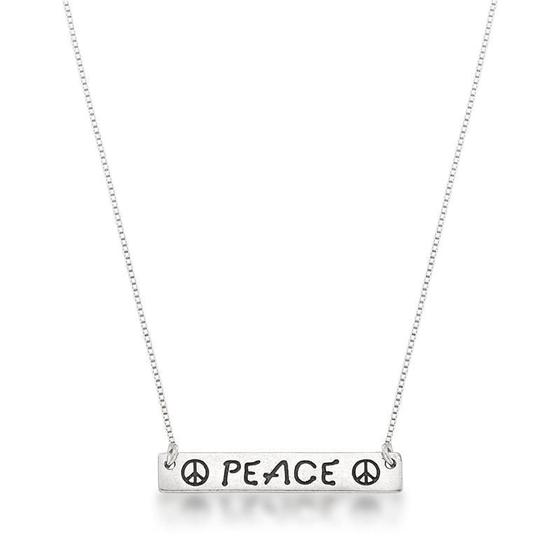 Imagem de Colar  placa peace 