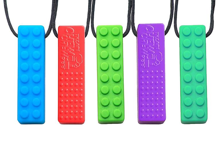 Imagem de Colar Sensorial para Mastigação Tilcare - Pacote com 5 Unidades (Crianças e Adultos)