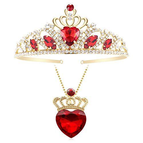 Imagem de Colar Tiara Coroa Rainha de Copas Vermelha - Joias Ouro Descendentes 3