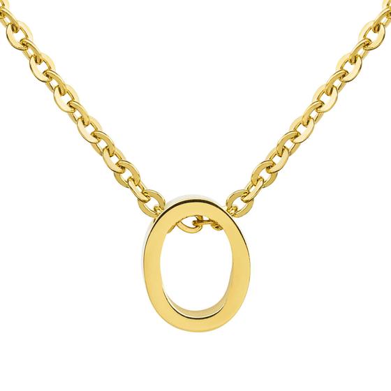 Imagem de Colar West Coast Jewelry ELYA em ouro 18K com letra inicial O