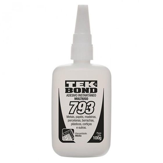 Imagem de Colas Adesiva Instantânea Tek Bond 793 100g