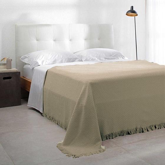 Imagem de Colcha Casal cobre leito Buddemeyer 2,30m X 2,50m Lisa Protetora Decorativa Pet Manta Para Sofa Retratil