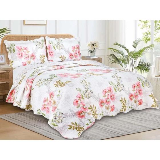 Imagem de COLCHA DE CAMA GARDEN QUEEN 240x260 3 PEÇAS CAMESA