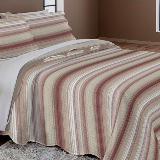 Imagem de Colcha Evolution Patchwork King 3 Pçs 2,80x2,60 Camesa