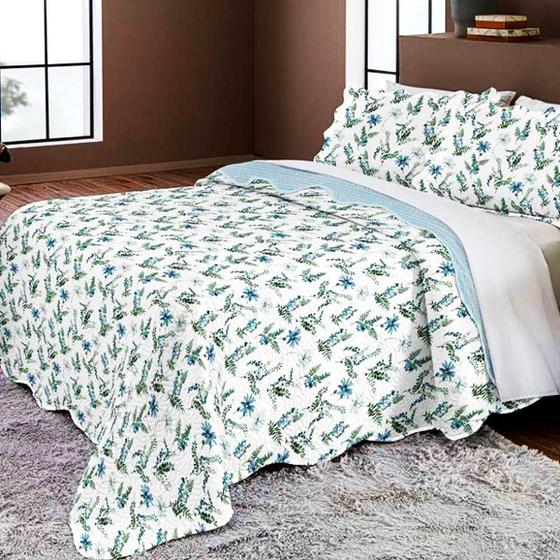 Imagem de Colcha Evolution Patchwork Queen 3 Pçs 2,40x2,60 Camesa