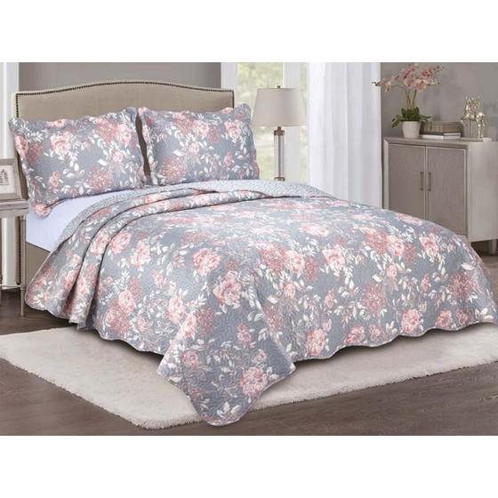 Imagem de COLCHA EVOLUTION PATCHWORK SOLTEIRO 160x230 NUANCE - CAMESA