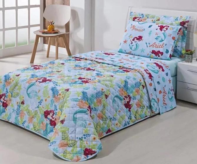 Imagem de Colcha Infantil & Criança Personagens Disney Cama Solteiro.