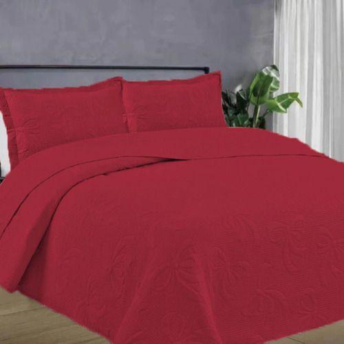 Imagem de Colcha Laço Red Casal Com Porta Travesseiro