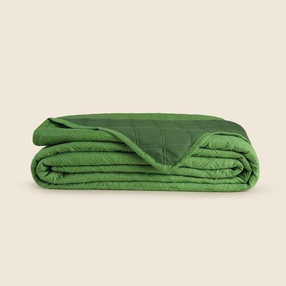 Imagem de Colcha Microfibra Ultra Verde - ACASA