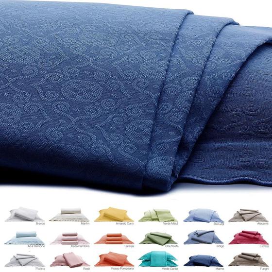 Imagem de Colcha Piquet Jacquard King Size 100% Puro Algodão Clássica Tradicional Capela Tognato 2,50 x 2,80