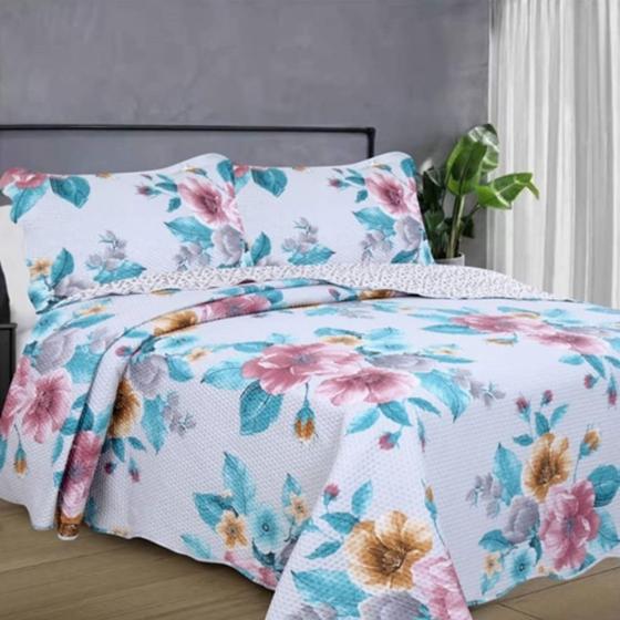 Colcha Queen 3 Peças Elegance Prints Habitat MAGAZINE FONTE BOA