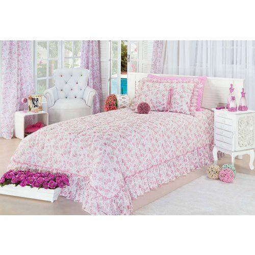 Colcha Solteiro Estampada Roupa De Cama Ibitinga Menina Chrisney