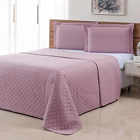 Imagem de Colcha Ultrassonica Basics 2,40 X 2,60 Queen Niitex Rose