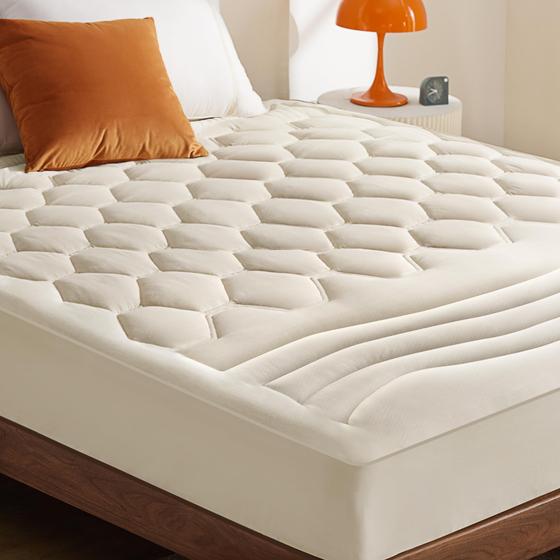 Imagem de Colchão Bedsure Beige Queen com bolso profundo de 20-53 cm