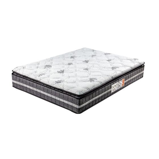 Imagem de Colchão Casal Amsterdã Molas Ensacadas com Espuma D33 1,38x1,88x0,30 Cinza