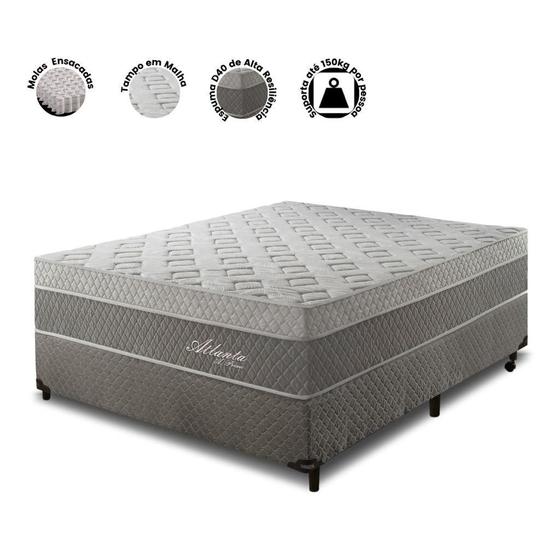 Colchão Casal Atlanta de Molas Ensacadas American Prime 33x138x188 Menor preço em Colchão Casal Atlanta de Molas Ensacadas American Prime 33x138x188