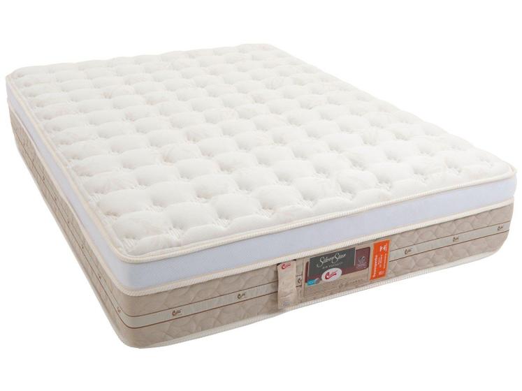 Colchão Casal Castor Mola Ensacadas/Pocket - 32cm de Altura Silver Star Imagem de Colchão Casal Castor Mola Ensacadas/Pocket