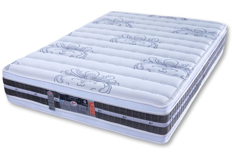 Imagem de Colchão Casal Castor Silver Star Air Double Face Tecnopedic 138x188x34 Cinza