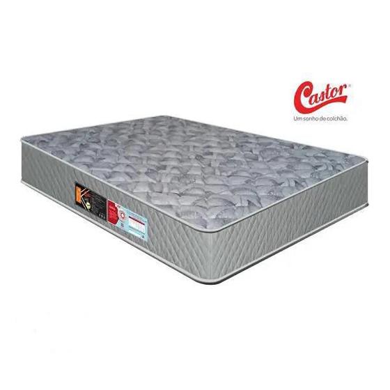 Imagem de Colchão Casal Castor Sleep Max D33 138x188x18 Cinza