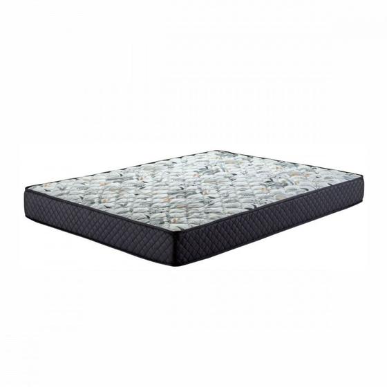 Imagem de Colchão Casal com Molas Bonnel 138x188x20cm Strass Basic Preto Cinza Prorelax