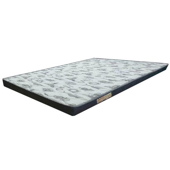 Imagem de Colchão Casal Espuma D20 Cor Branco com Preto 