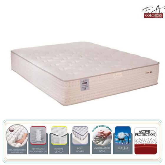 Colchão Casal FA Maringá Signature 138x188x36 (Linha Alta Látex ...