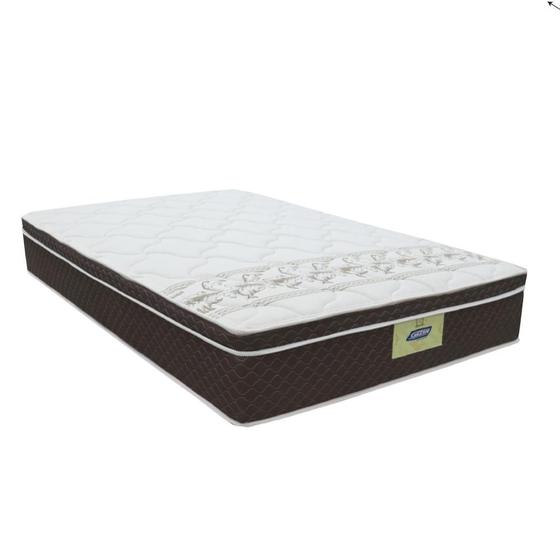 Colchão Casal King Molas Ensacadas Gazin 193x203x32cm Marrom/Branco - Suporta até 120kg por pessoa Menor preço em Colchão Casal King Molas Ensacadas Gazin 193x203x32cm Marrom/Branco - Suporta até 120kg por pessoa