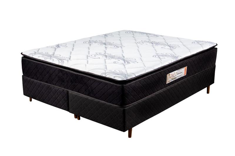 Imagem de Colchão Casal King Size Atria Plus Semi Ortopédico com Espuma D33 e D29 Soft 1,93x2,03x0,68