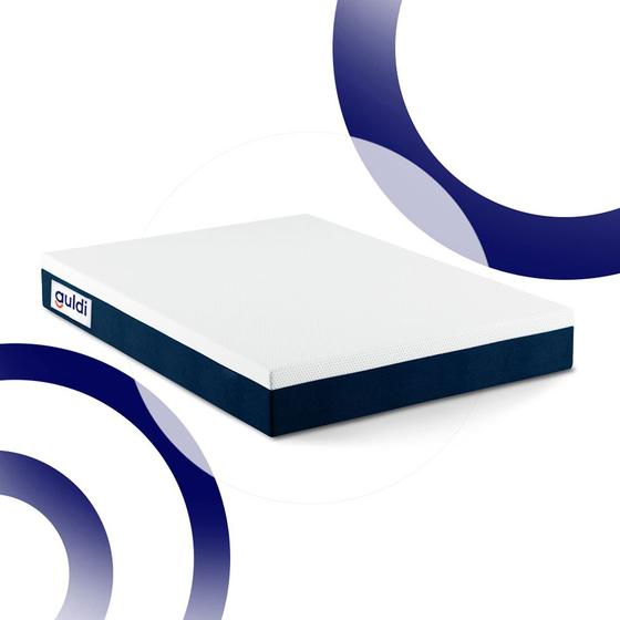 Colchão Casal Mola Ensacada Guldi Macio (25x138x188) Azul e Branco Menor preço em Colchão Casal Mola Ensacada Guldi Macio (25x138x188) Azul e Branco
