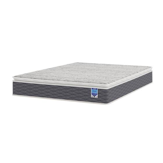 Colchão Casal Molas Ensacadas Individualmente 138x188x25 Pillow Top Cinza Bertha Umaflex Menor preço em Colchão Casal Molas Ensacadas Individualmente 138x188x25 Pillow Top Cinza Bertha Umaflex