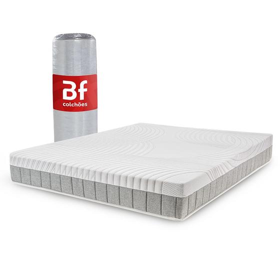 Colchão Casal Ortopédico BF Antistress a Vácuo 138x188cm BF Colchões Menor preço em Colchão Casal Ortopédico BF Antistress a Vácuo 138x188cm BF Colchões