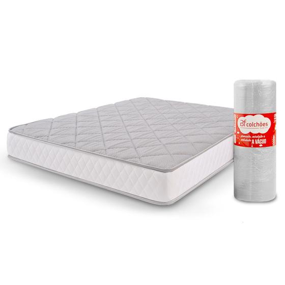 Imagem de Colchão Casal Ortopédico de Espuma D33 a Vácuo 138x188cm BF Colchões