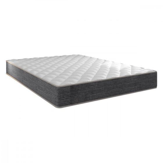 Imagem de Colchão Casal Tokio Molas Ensacadas 138x188x20 Cinza Com Branco Portobel Cinza Com Branco