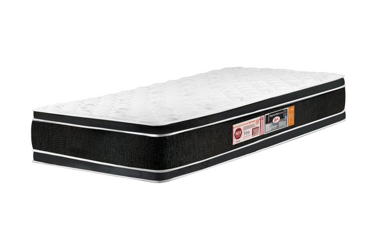 Colchão Castor Black & White Air D33 Double Face Solteiro 78x188x27 Menor preço em Colchão Castor Black & White Air D33 Double Face Solteiro 78x188x27