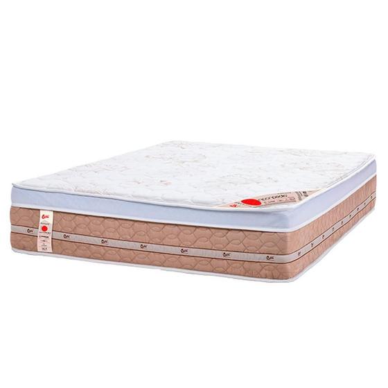 Imagem de Colchão Castor Com Massageador Queen Niponpedic One Face Tecnopedic 158x198x32cm