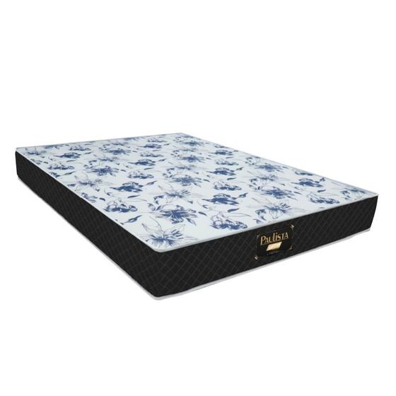 Colchão de Casal Espuma Paulista Gazin 138x188x20cm Branco/Preto - Suporta até 80kg por Pessoa Menor preço em Colchão de Casal Espuma Paulista Gazin 138x188x20cm Branco/Preto - Suporta até 80kg por Pessoa