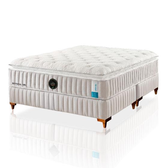 Colchão de látex Natural Qgel com cobre - Latex Foam - Colchão King ...