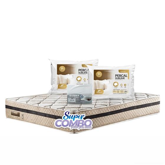 Imagem de Colchão Gazin Bossa Nova Molas Ensacadas King Size 193x203x30cm - Super combo feito pra você!