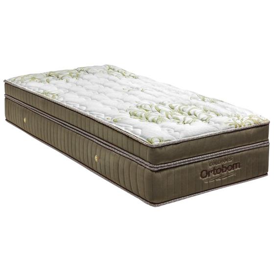 Imagem de Colchao Gold Ultra Gel Solteiro 88 cm (LARG) Dourado e Branco - 42454