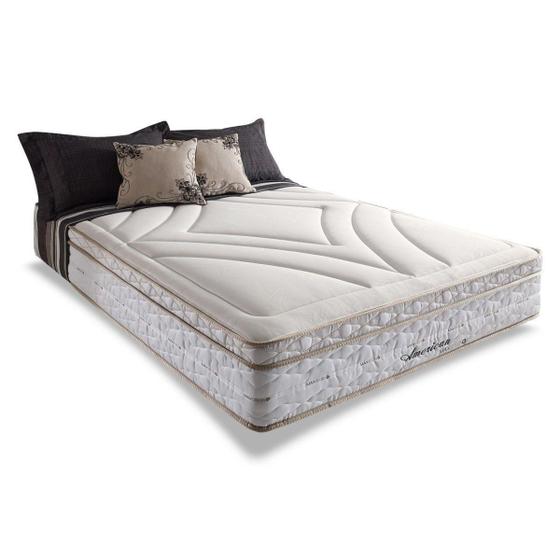 COLCHÃO HERVAL AMERICAN KING SIZE 193x203x33 Menor preço em COLCHÃO HERVAL AMERICAN KING SIZE 193x203x33