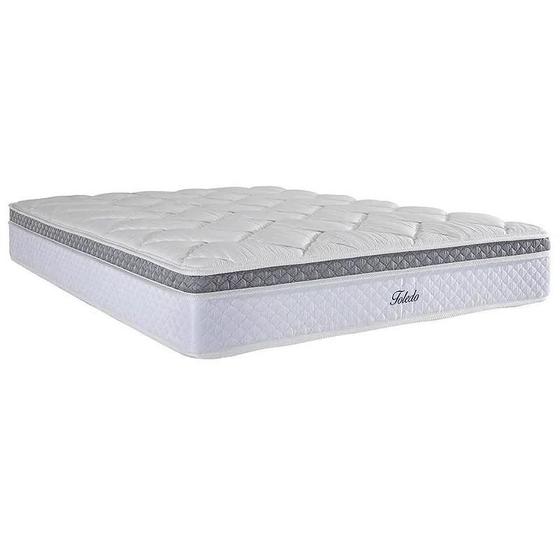 Colchão herval toledo molas ensacadas king size 193x203x28 Menor preço em Colchão herval toledo molas ensacadas king size 193x203x28