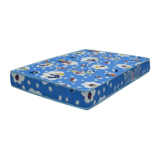 Imagem de Colchão Infantil para Berço Ortobom Baby Physical D18 - Azul - (10 x 60 x 130 cm)